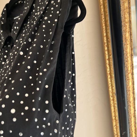 The Kooples Black Studded Sleeveless Shirt - Picture 8 of 10